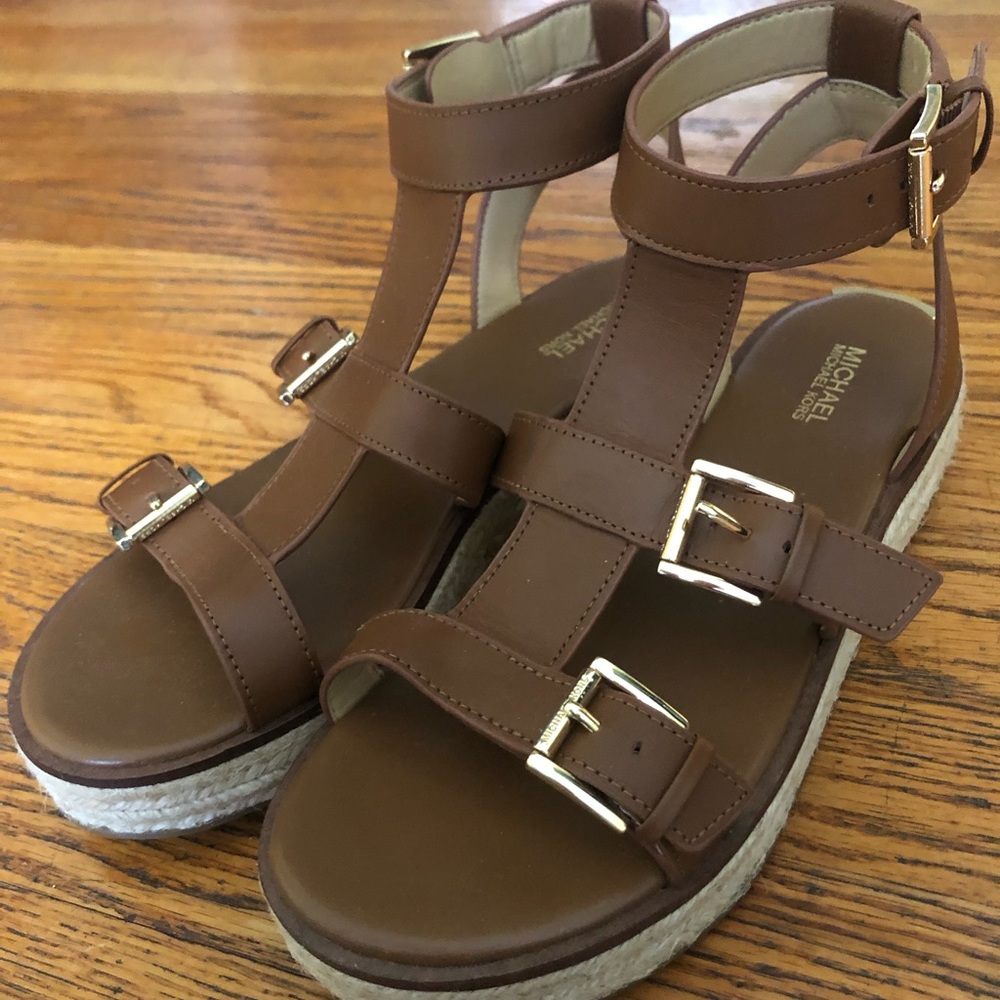 Michael Kors leather sandals